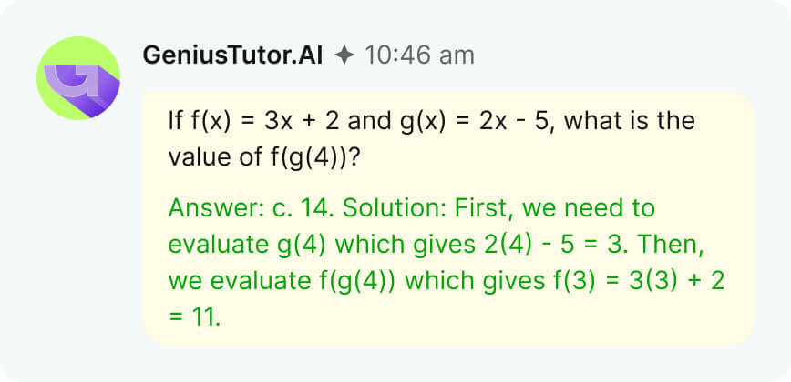 Receive Solution